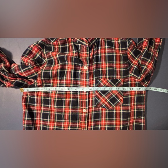 Women's Plaid Flannel Size XS Extra Small    SKU 8 - Picture 3 of 8
